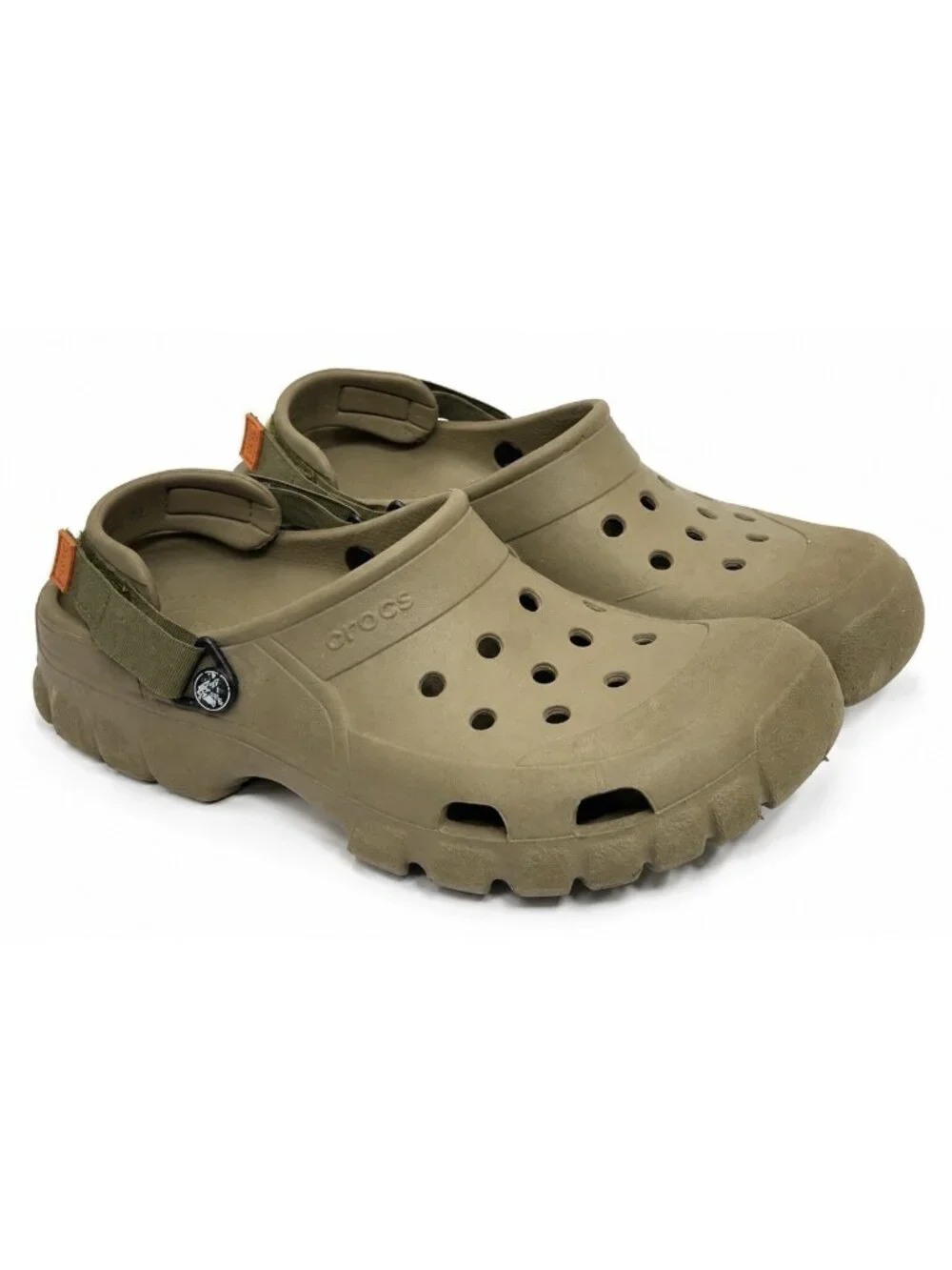 Crocs Offroad Sport Clog Men's Size 13 Olive Green Rugged Turbo Strap